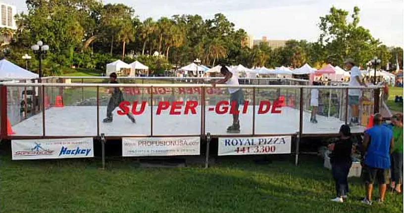 Mobilne, czyli objazdowe syntetyczne lodowiska ze sztucznym lodem 